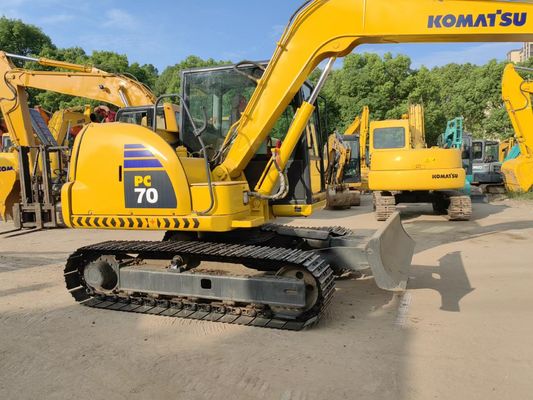 Excavadora original japonesa de segunda mano Komatsu PC70-8 Excavadora tipo Crawler
