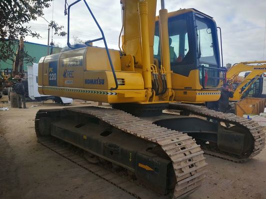 PC220-7 Excavadora Komatsu Usada de rastreo de Japón original de fácil mantenimiento