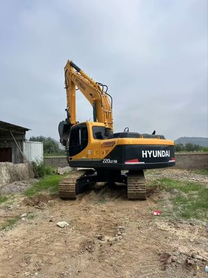 Hyundai R220LC-9S Excavadora de rastreo hidráulico de segunda mano 2020 año