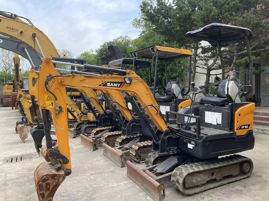 Usado SANY SY16C mini excavadora operación suave para trabajar en el jardín