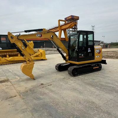 305.5E2 Mini Excavadora CAT Usada Caterpillar 303.5E CR Funcionamiento sin problemas
