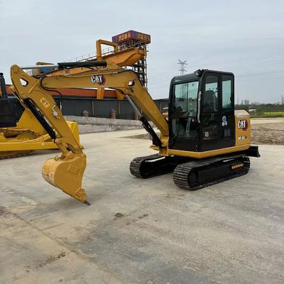305.5E2 Mini Excavadora CAT Usada Caterpillar 303.5E CR Funcionamiento sin problemas