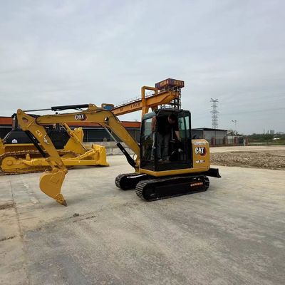305.5E2 Mini Excavadora CAT Usada Caterpillar 303.5E CR Funcionamiento sin problemas
