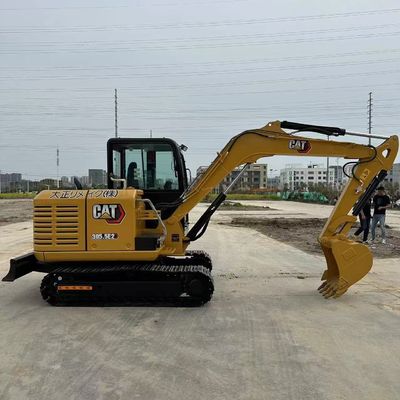 305.5E2 Mini Excavadora CAT Usada Caterpillar 303.5E CR Funcionamiento sin problemas