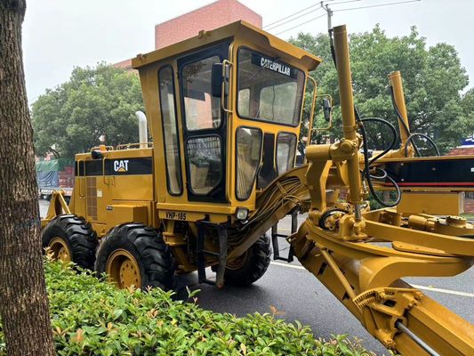 Japón original 140H Caterpillar Motor Grader operación de seguridad de segunda mano
