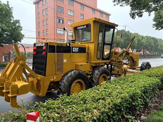 Japón original 140H Caterpillar Motor Grader operación de seguridad de segunda mano