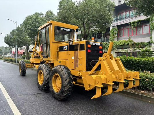 Japón original 140H Caterpillar Motor Grader operación de seguridad de segunda mano
