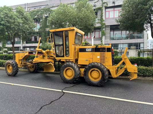 Japón original 140H Caterpillar Motor Grader operación de seguridad de segunda mano