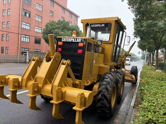 Japón original 140H Caterpillar Motor Grader operación de seguridad de segunda mano