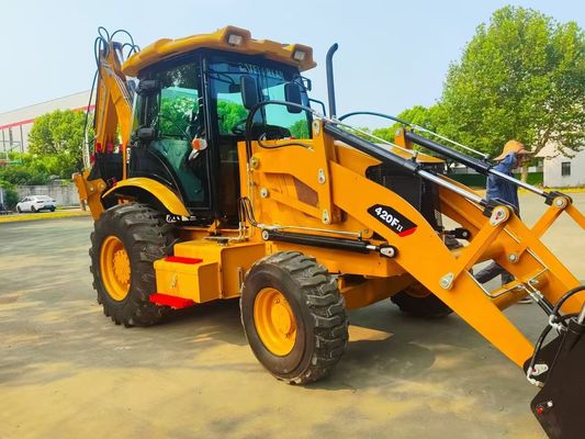 420F Cargador de retroexcavadora Caterpillar usado de alta velocidad CAT Eficiente en energía