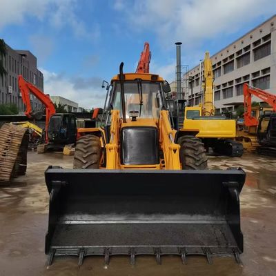 Cargador de retroexcavadora JCB 4CX de segunda mano que ahorra energía con gran capacidad