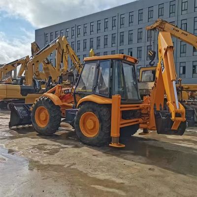 Cargador de retroexcavadora JCB 4CX de segunda mano que ahorra energía con gran capacidad