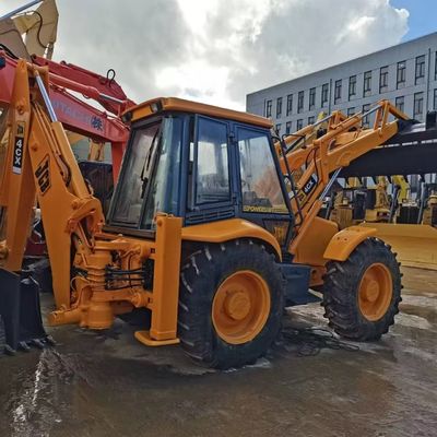 Cargador de retroexcavadora JCB 4CX de segunda mano que ahorra energía con gran capacidad