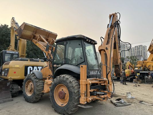 CAUSA 695SR Cargador de retroexcavadora usado de construcción robusta y de cuatro ruedas