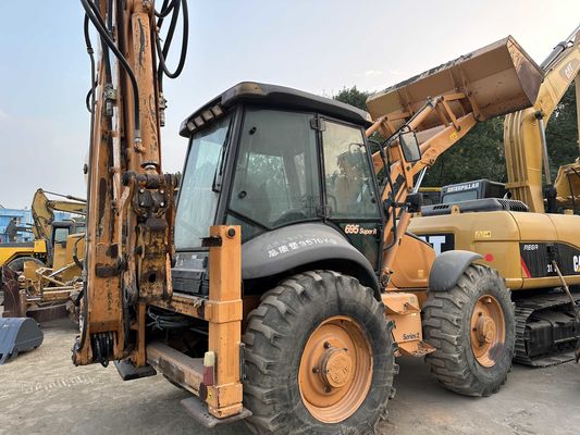CAUSA 695SR Cargador de retroexcavadora usado de construcción robusta y de cuatro ruedas