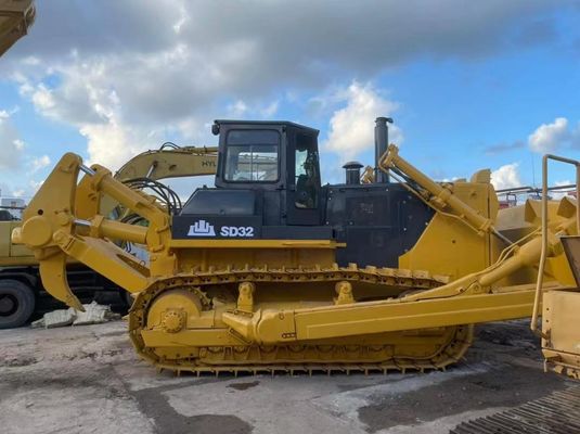 SHANTUI SD32 Bulldozer de rastreo usado de trabajo pesado Dozer hidráulico de segunda mano