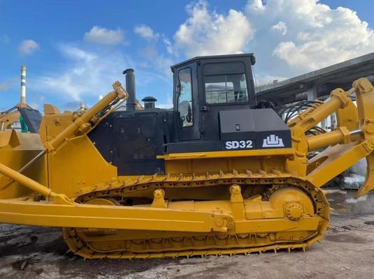SHANTUI SD32 Bulldozer de rastreo usado de trabajo pesado Dozer hidráulico de segunda mano