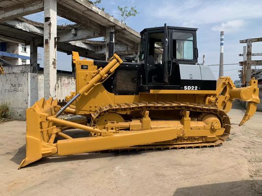 6 Way Blade SHANTUI SD22 bulldozer de segunda mano con desgarrador hidráulico