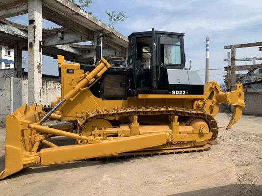 6 Way Blade SHANTUI SD22 bulldozer de segunda mano con desgarrador hidráulico