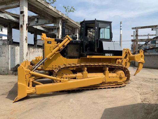 6 Way Blade SHANTUI SD22 bulldozer de segunda mano con desgarrador hidráulico