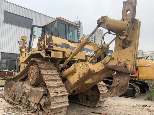 Usado Caterpillar D9R LGP Crawler montado Dozer Color original para la minería