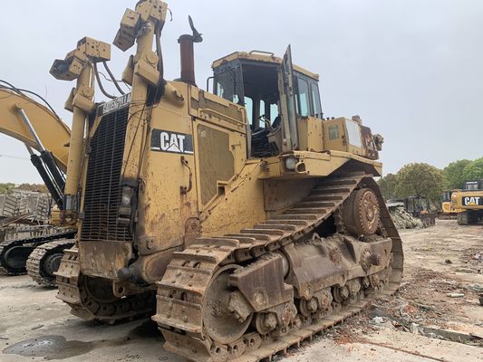 Usado Caterpillar D9R LGP Crawler montado Dozer Color original para la minería
