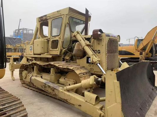 Potente de segunda mano Caterpillar D7G Dozer Eficiencia energética 6 Way Blade