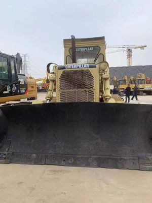 Potente de segunda mano Caterpillar D7G Dozer Eficiencia energética 6 Way Blade