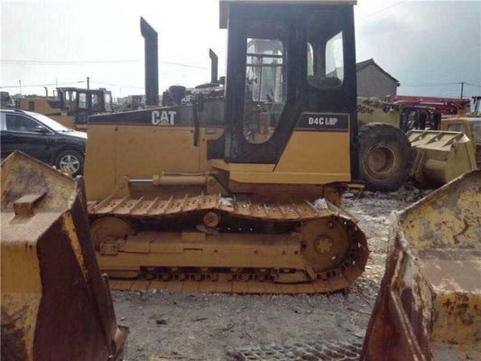 6 Way Blade Mini Bulldozer Usado Caterpillar D4C LGP Crawler Bulldozer montado