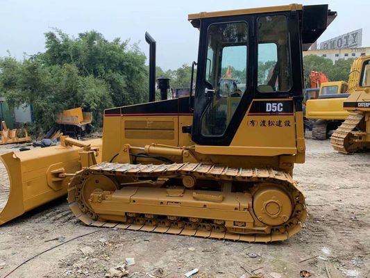 Original de Japón Mini de segunda mano bulldozer Caterpillar D5C XL funcionamiento estable