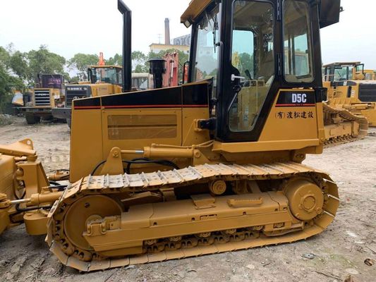 Original de Japón Mini de segunda mano bulldozer Caterpillar D5C XL funcionamiento estable