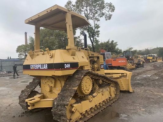 Usado Crawler CAT D4H Bulldozer Repintura de color Alta Dirección Fácil operación
