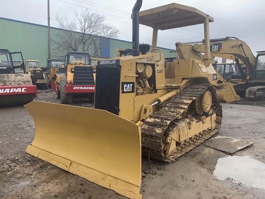 Usado Crawler CAT D4H Bulldozer Repintura de color Alta Dirección Fácil operación