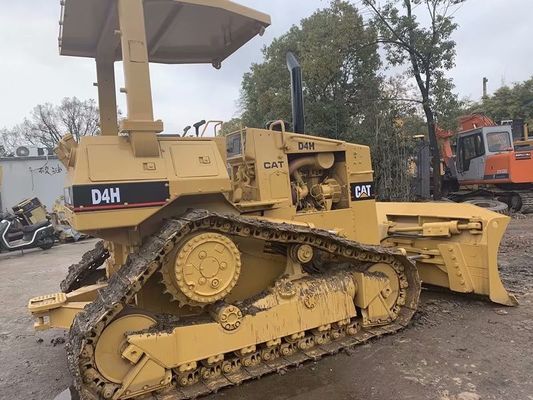 Usado Crawler CAT D4H Bulldozer Repintura de color Alta Dirección Fácil operación