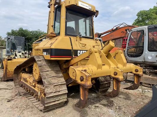 Color original Caterpillar D6N XL Usada pequeña excavadora con desgarrador hidráulico