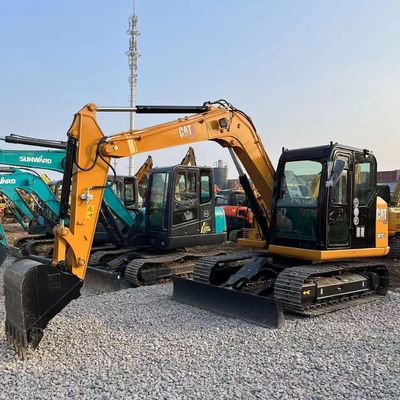 307E2 Excavadora CAT usada 2019 año Potente máquina de excavadora de segunda mano