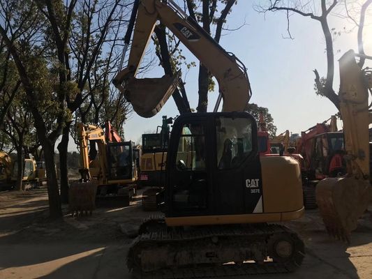 307E Excavadora CAT usada Eficiencia del combustible Excavadora hidráulica usada 2017 año