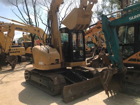 Excavadora usada CAT 308C original de Japón fácil mantenimiento
