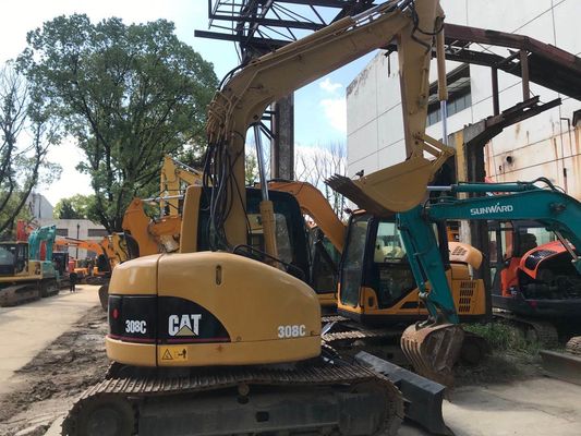Excavadora usada CAT 308C original de Japón fácil mantenimiento