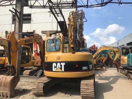 Excavadora usada CAT 308C original de Japón fácil mantenimiento