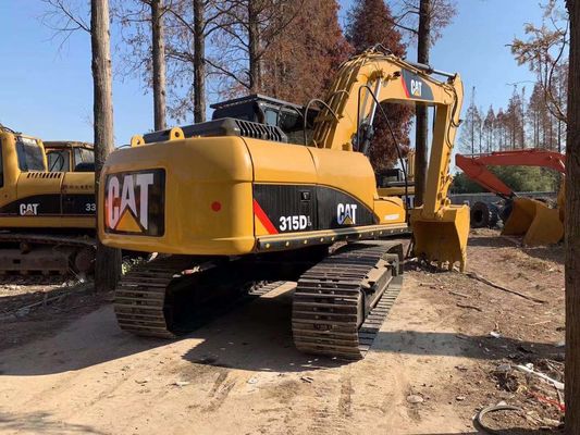 Japón original Caterpillar 315D de segunda mano Excavadora de seguridad de operación