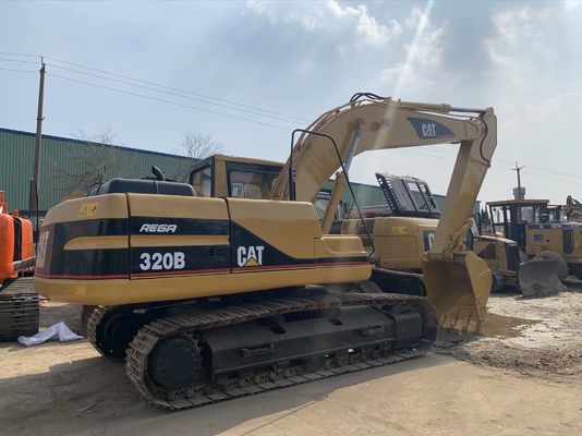 Excavadora de alta resistencia 320B de uso CAT Seguridad de operación Excavadora de 20 toneladas