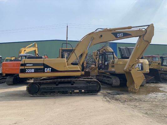 Excavadora de alta resistencia 320B de uso CAT Seguridad de operación Excavadora de 20 toneladas