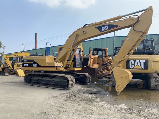 Excavadora de alta resistencia 320B de uso CAT Seguridad de operación Excavadora de 20 toneladas