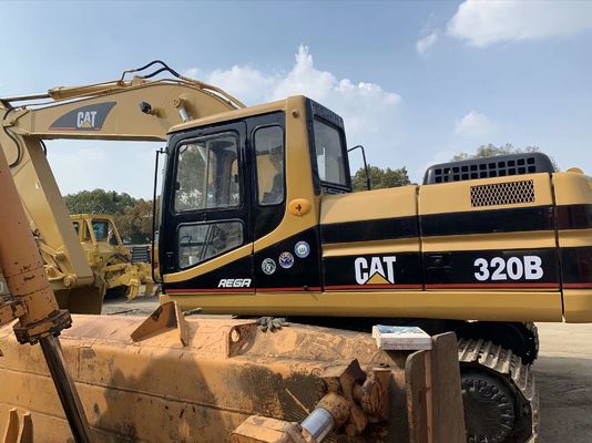 Excavadora de alta resistencia 320B de uso CAT Seguridad de operación Excavadora de 20 toneladas