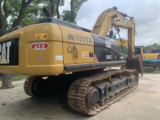 Excavadora original japonesa Caterpillar 336D de segunda mano en buenas condiciones para la minería