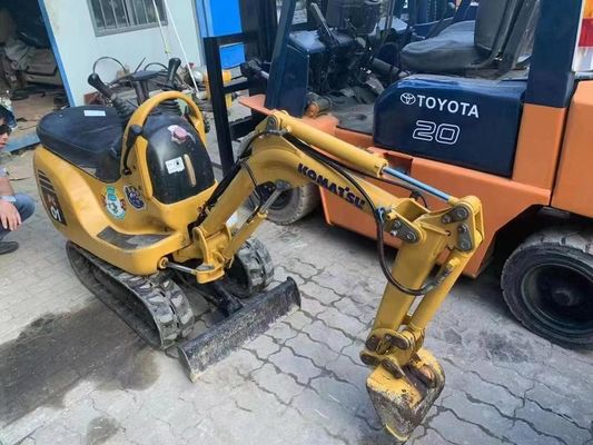 PC01 Color original Mini excavadora Komatsu usada para trabajar en interiores