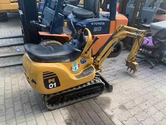 PC01 Color original Mini excavadora Komatsu usada para trabajar en interiores