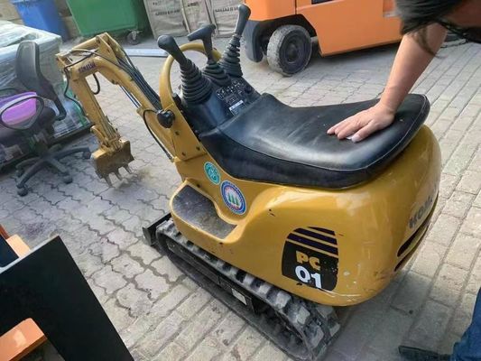 PC01 Color original Mini excavadora Komatsu usada para trabajar en interiores
