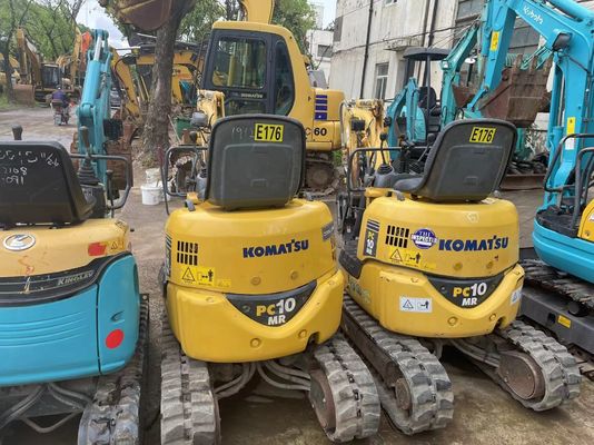 Japón Komatsu PC10MR-2 máquina de excavación de segunda mano para trabajar en interiores